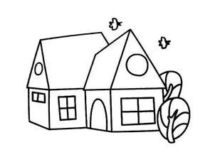 房屋设计图简单铅笔画图案怎么画,房屋设计图简笔画平面